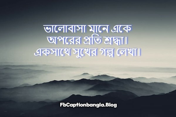 ভালোবাসার ক্যাপশন